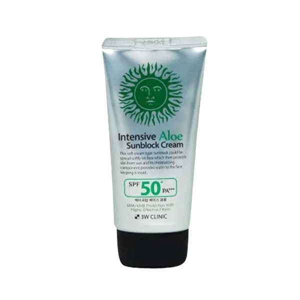 3W clinic Intensive aloe Sunblock Cream  SPF 50++