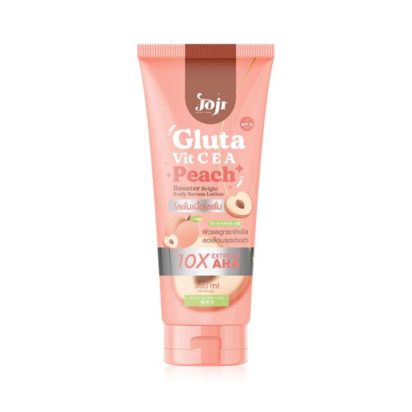 Gluta Vit C E A Peach Booster Bright : 10X Extreme AHA