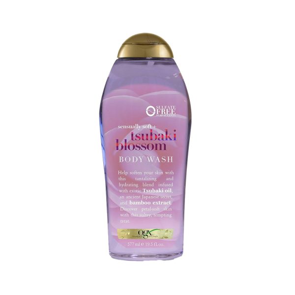 Ogx Sensually Soft + Tsubaki Blossom Exfoliating Shower Gel