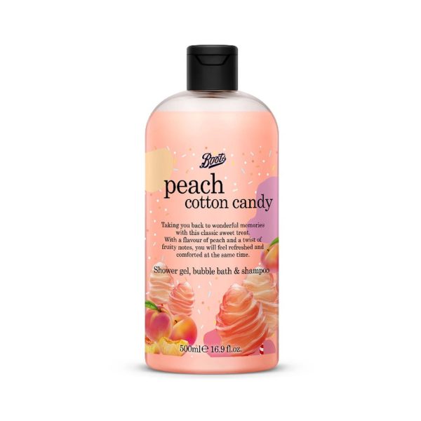 Boots Peach Cotton Candy