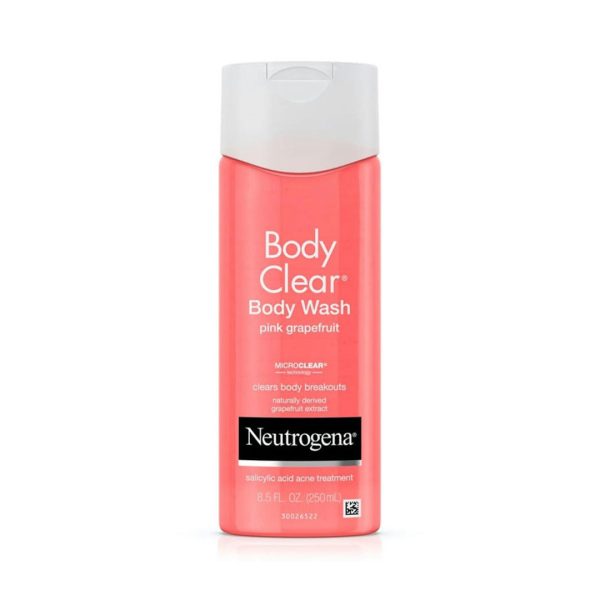 Neutrogena Pink grapefruit body wash clear body breakouts