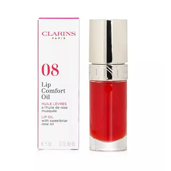 CLARINS - Lip Comfort Oil # 08 Strawberry