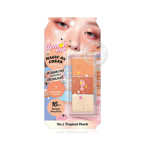 Lemon me cheek blush #2 tropical Peach