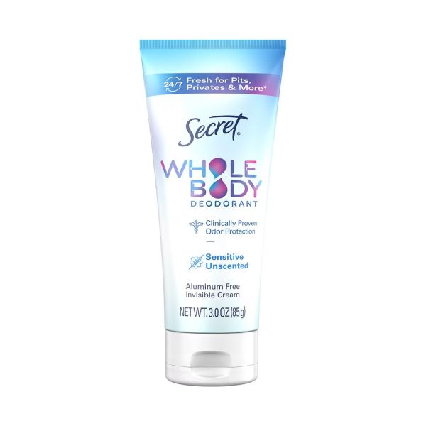 Secret Whole Body Aluminum Free Deodorant Cream(85g)