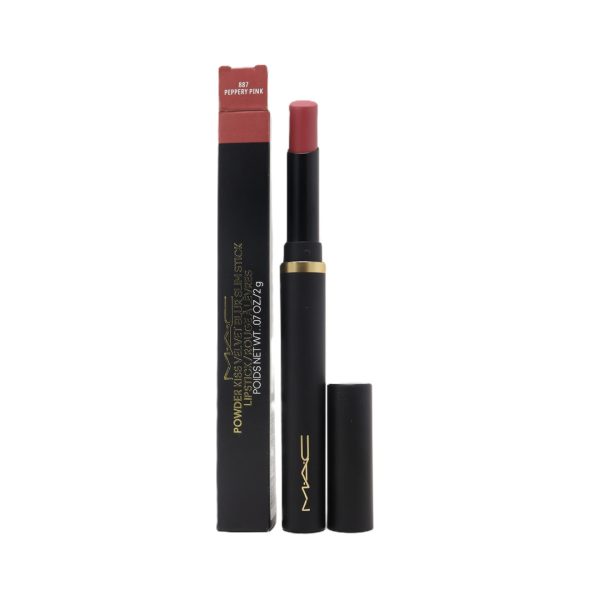 Mac Powder Kiss Velvet Blur Slim Stick # 887 Peppery Pink 0.07oz/2g