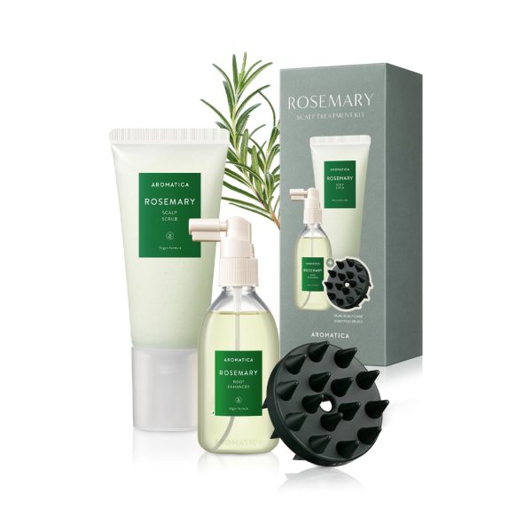 AROMATICA Rosemary Scalp Treatment Kit