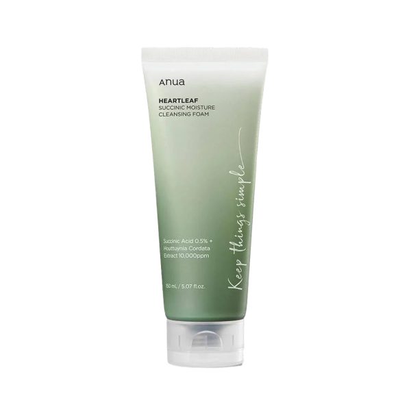 Anua Heartleaf Succinic Moisture Cleansing Foam