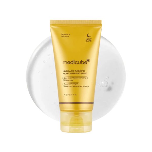 Medicube Kojic Acid Turmeric Night Wrapping Mask & medicube collagen night wrapping mask